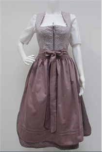 Countryline Dirndl Midi creme/altrosa - Gr.42 Countryline Dirndl Midi creme/altrosa - Gr.42