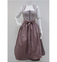 Countryline Dirndl Midi creme/altrosa