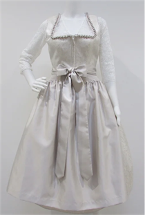 Countryline Dirndl Midi creme Hochzeit - Gr.46