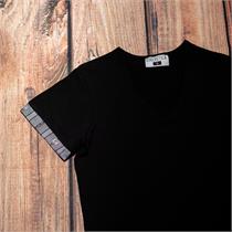 Damen Shirt schwarz EDW grau - XXL