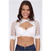 Dirndbluse Pippa Spitze ecru - Gr.34