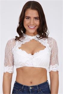 Dirndbluse Pippa Spitze ecru - Gr.34 Dirndbluse Pippa Spitze ecru - Gr.34