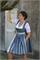 Dirndl Kurz blau - Gr.54