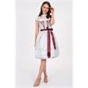 Dirndl Kurz Mailina hellgrau - Gr.32