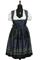Dirndl Midi blau - Gr.50