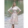 Dirndl Midi mit Tüllschürze