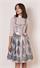 Dirndl Mini Nessa hellgrau - Gr.38