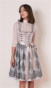 Dirndl Mini Nessa hellgrau - Gr.40