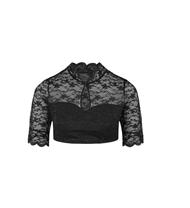 Dirndlbluse 3/4 Arm mit Spitze Annette