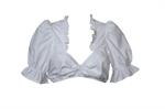 Dirndlbluse Allen weiss - Gr.30