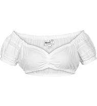 Dirndlbluse Herzi weiss