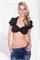 Dirndlbluse Sober schwarz - Gr.34