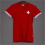 Edelvetica Herren T-Shirt mit Schweizerkreuz - S