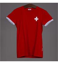 Edelvetica Herren T-Shirt mit Schweizerkreuz