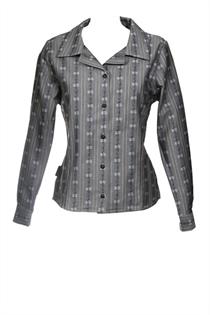 Edelweissbluse Carina langarm grau - M Edelweissbluse Carina langarm grau - M