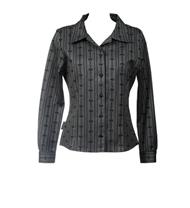 Edelweissbluse Carina langarm schwarz