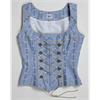 Edelweissbustier blau - Gr.36