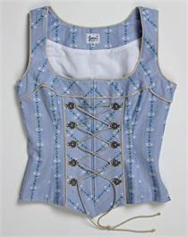 Edelweissbustier blau - Gr.42