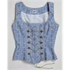 Edelweissbustier blau - Gr.42