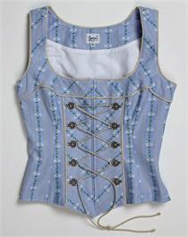 Edelweissbustier blau - Gr.48