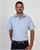 Edelweisshemd Modern Fit Kurzarm hellblau - L