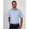 Edelweisshemd Modern Fit Kurzarm hellblau - L