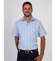 Edelweisshemd Modern Fit Kurzarm hellblau