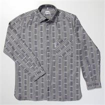 Edelweisshemd Modern Fit Langarm grau - L