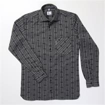 Edelweisshemd Modern Fit Langarm schwarz - 3XL