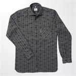 Edelweisshemd Modern Fit Langarm schwarz - 4XL