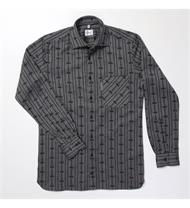 Edelweisshemd Modern Fit Langarm schwarz