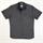 Edelweisshemd Modern Fit Stehkragen Kurzarm schwarz - L