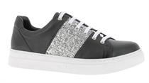 Esgano Damenschuh Sneaker low schwarz/silber - Gr.41