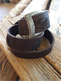 Gurt d'braun/Jagdmotiven - 85cm Gurt d'braun/Jagdmotiven - 85cm