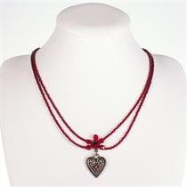 Halskette Herz - rot