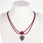 Halskette Herz - rot