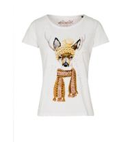 Hangowear DamenT-Shirt weiss zum Knutschen