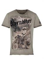 Hangowear Herrenshirt Yogi Alpenbiker beige - 3XL