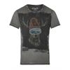 Hangowear, T-Shirt Ski Hirsch grau - S