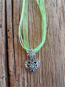 Herz&kl.EDW/Organza - apfel