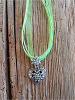 Herz&kl.EDW/Organza - apfel