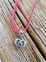 Herz&kl.EDW/Organza - rot