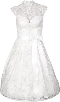 Hochzeitsdirndl Midi Reni creme - Gr.36