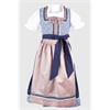 Kinderdirndl inklusive Bluse blau - Gr.104