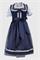 Kinderdirndl inklusive Bluse blau - Gr.104