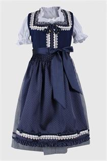 Kinderdirndl inklusive Bluse blau - Gr.116