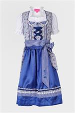Kinderdirndl inklusive Bluse blau - Gr.98