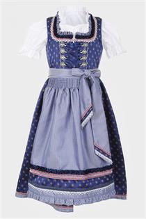 Kinderdirndl inklusive Bluse dunkelblau - Gr.122 Kinderdirndl inklusive Bluse dunkelblau - Gr.122