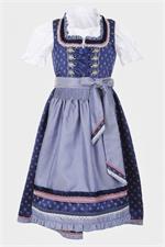 Kinderdirndl inklusive Bluse dunkelblau - Gr.122