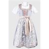 Kinderdirndl inklusive Bluse hellgrau - Gr.104